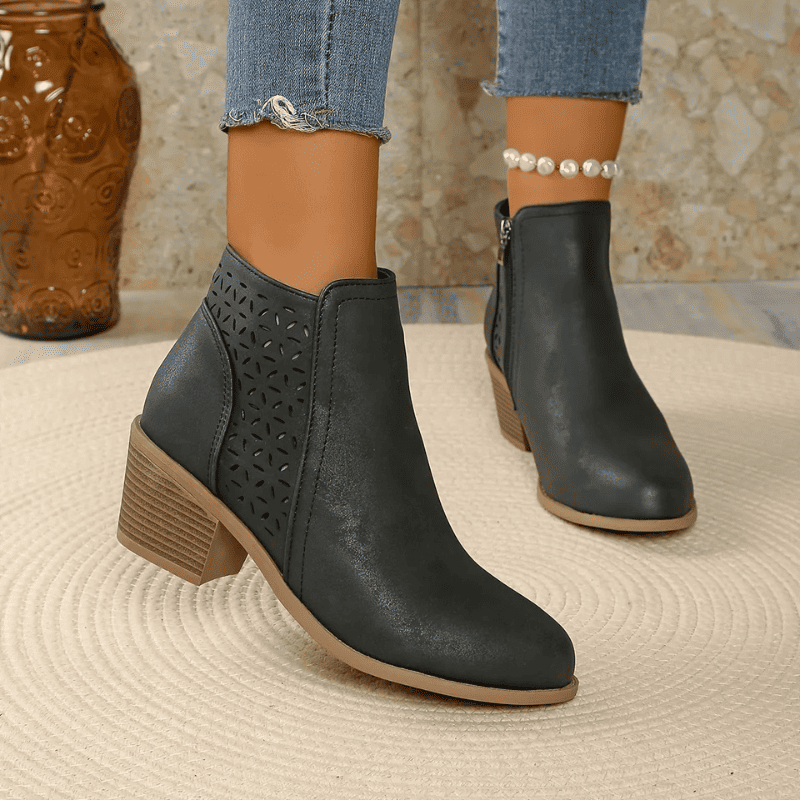 Bota Ortopédica de Cuero para Mujer – Alivio en Cada Paso