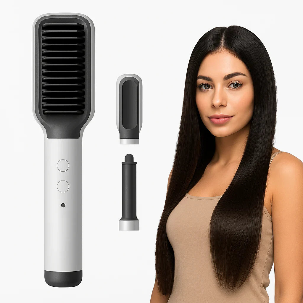 Cepillo Alisador Profesional - Cabello liso en minutos, sin esfuerzo