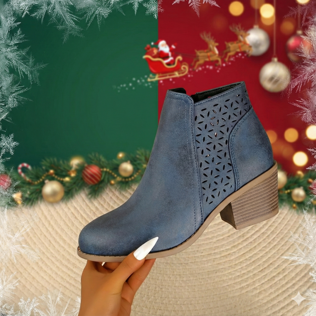 Bota Ortopédica de Cuero para Mujer – Alivio en Cada Paso