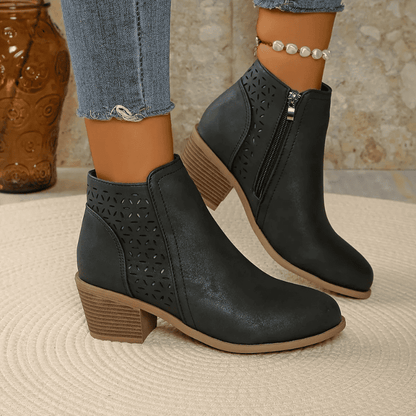 Bota Ortopédica de Cuero para Mujer – Alivio en Cada Paso