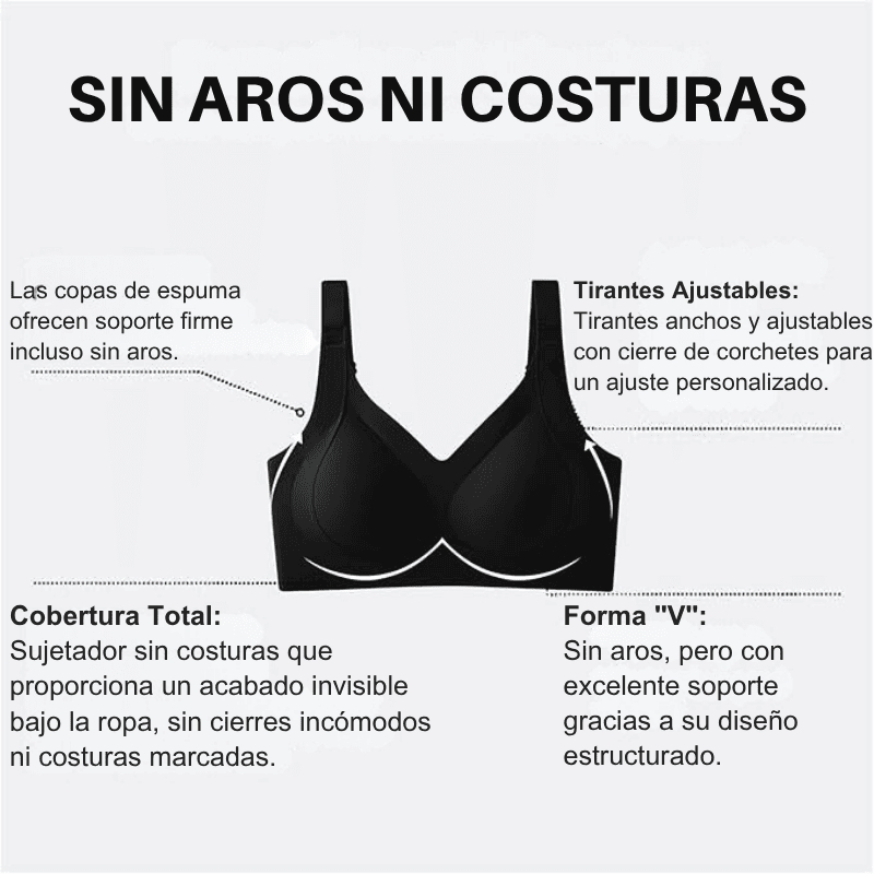Sujetador Moldeador Lux Comfort Sin Costuras – Sujeción y Comodidad [Compra 1 y llévate 2]