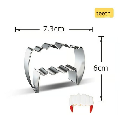Moldes de Calabaza y Galleta Halloween – Set 7 Piezas Inox
