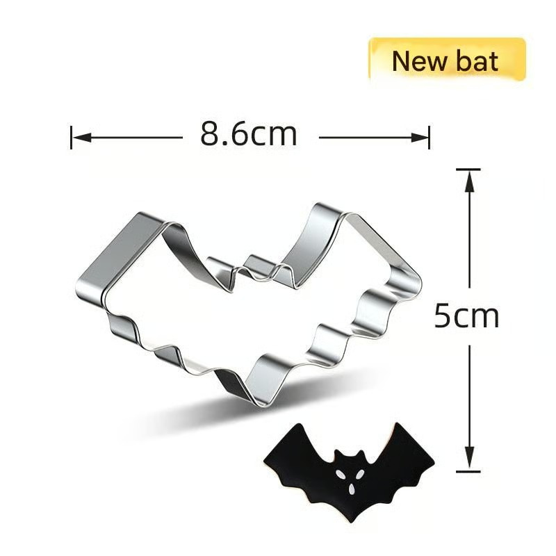 Moldes de Calabaza y Galleta Halloween – Set 7 Piezas Inox