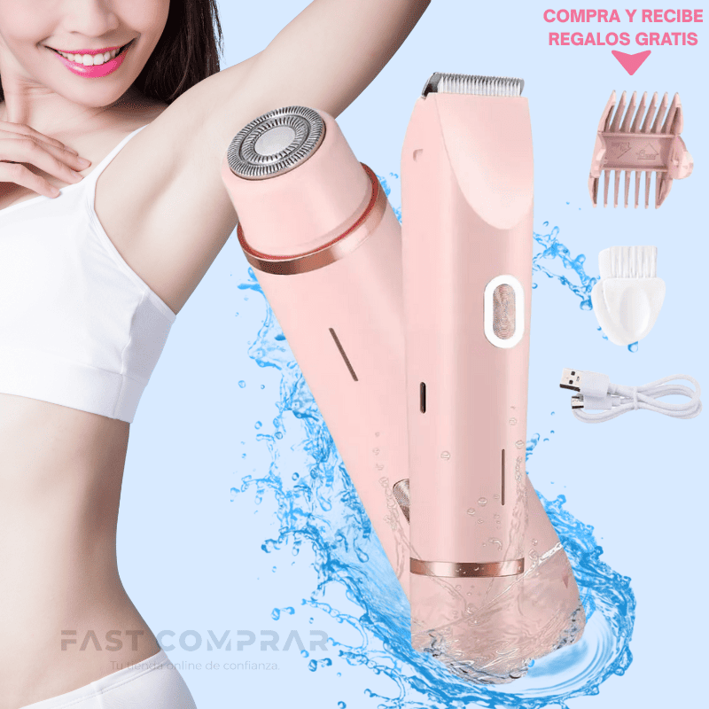 FastShaver™ – Depiladora Eléctrica 2 en 1 para Mujeres [DEPILACIÓN COMPLETA EN SEGUNDOS] + REGALOS