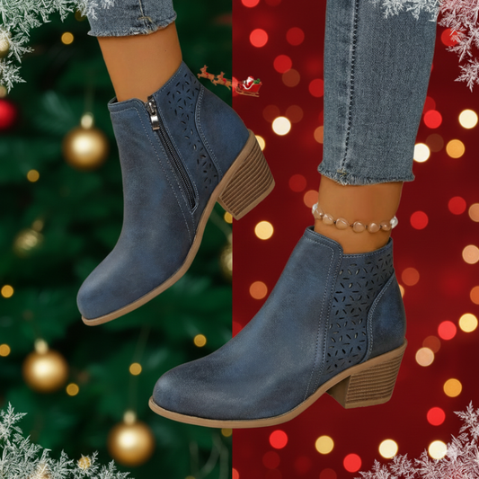 Bota Ortopédica de Cuero para Mujer – Alivio en Cada Paso