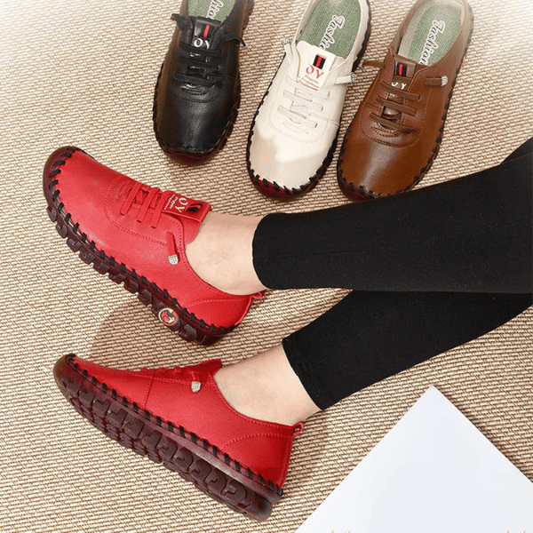 OrthoLuxe® – Zapatos Ortopédicos Ultrablandos y Flexibles – Cuero de Alta Calidad