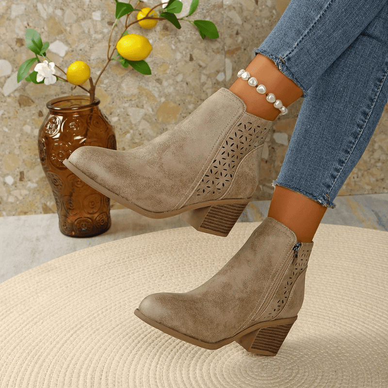 Bota Ortopédica de Cuero para Mujer – Alivio en Cada Paso