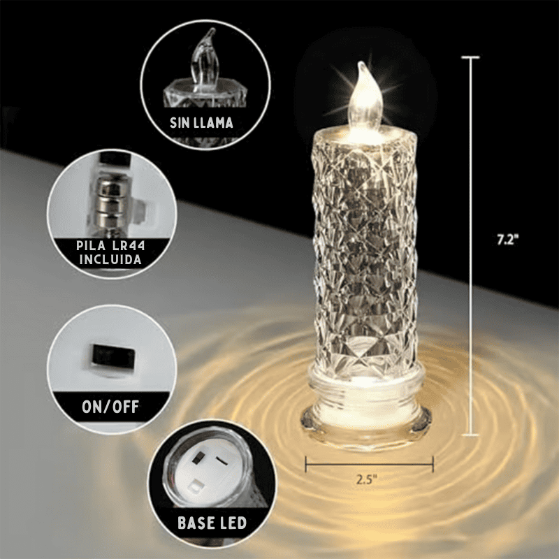 Velas LED sin llama - 🔥COMPRA 3, LLÉVATE 2 GRATIS🔥