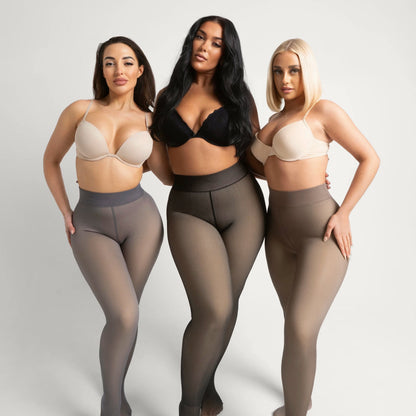 Pantimedia térmica resistente a desgarros con forro polar – Compra 1 y recibe 2 | Promoción de invierno ❄️