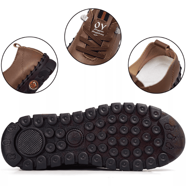OrthoLuxe® – Zapatos Ortopédicos Ultrablandos y Flexibles – Cuero de Alta Calidad