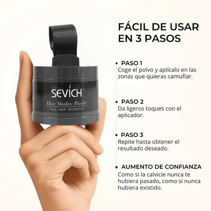 Sevich – Camuflaje Capilar Instantáneo | Acabado Profesional