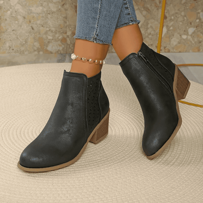 Bota Ortopédica de Cuero para Mujer – Alivio en Cada Paso