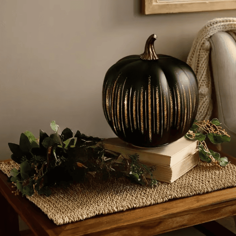 Calabazas de Cristal Iluminadas Starry Night – Encanto y Sofisticación en tu Decoración