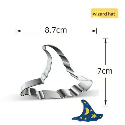 Moldes de Calabaza y Galleta Halloween – Set 7 Piezas Inox