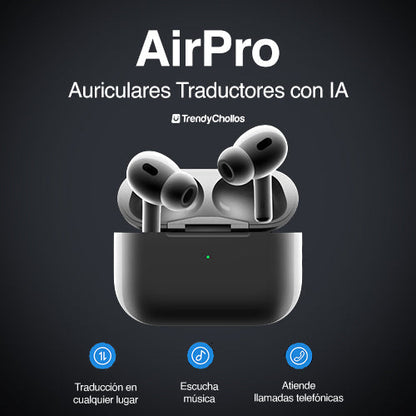 Auriculares Traductores AirPro – Escucha y entiende en cualquier idioma