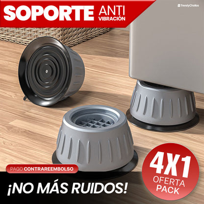 Soporte anti-vibración para lavadoras y secadora - Pack de 4 unidades