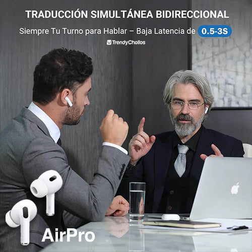 Auriculares Traductores AirPro – Escucha y entiende en cualquier idioma