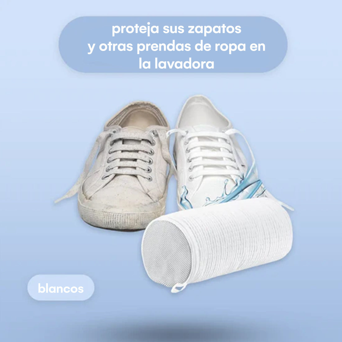 Bolsa para lavar zapatos