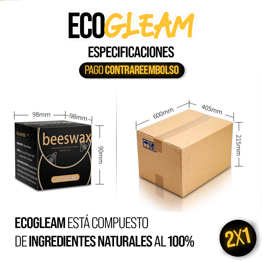 [2X1] ECOGLEAM - Cera Para Limpiar Maderas
