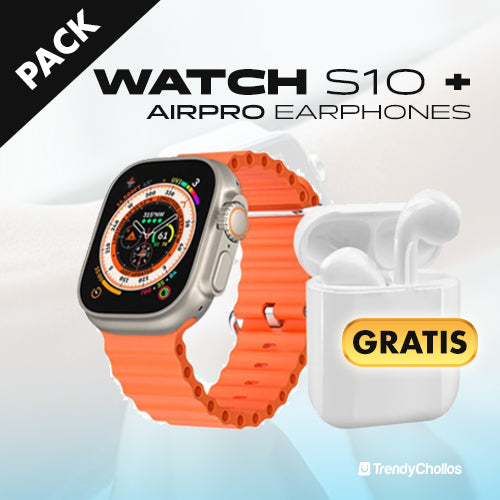 Pack Reloj Inteligente con IA + Auriculares Bluetooth Pro