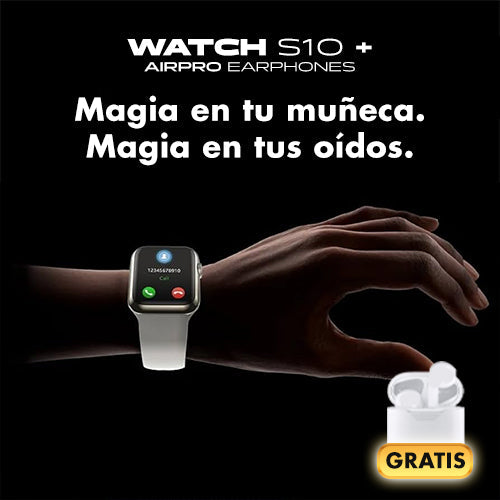 Pack Reloj Inteligente con IA + Auriculares Bluetooth Pro